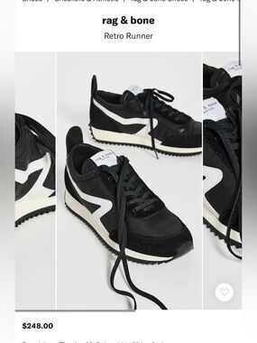 👟rag & bone Retro Sneaker🖤